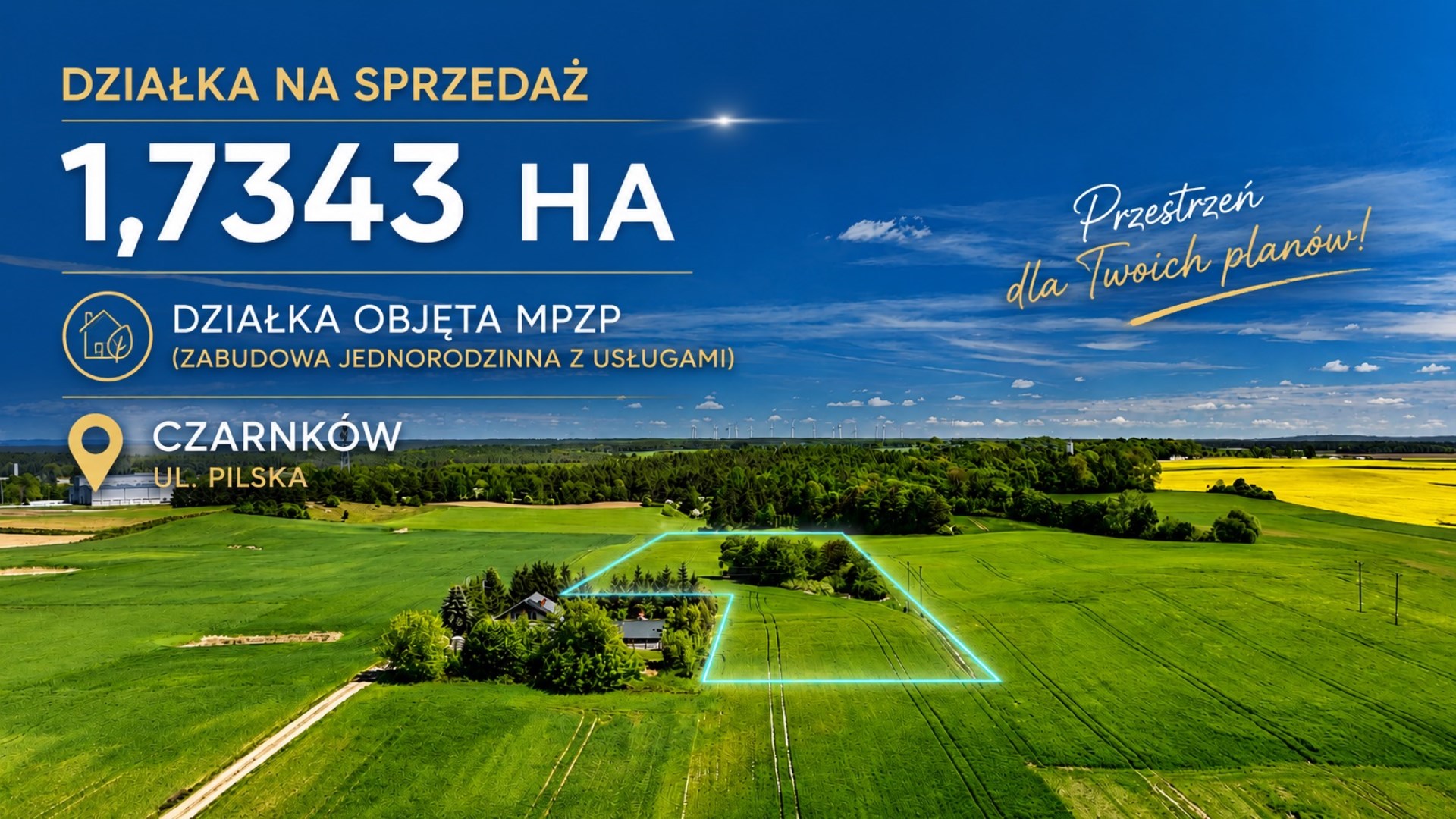 Działka na sprzedaż